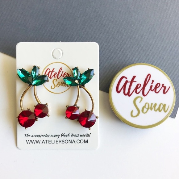Cherry earrings 🍒 - Picture 1 of 1